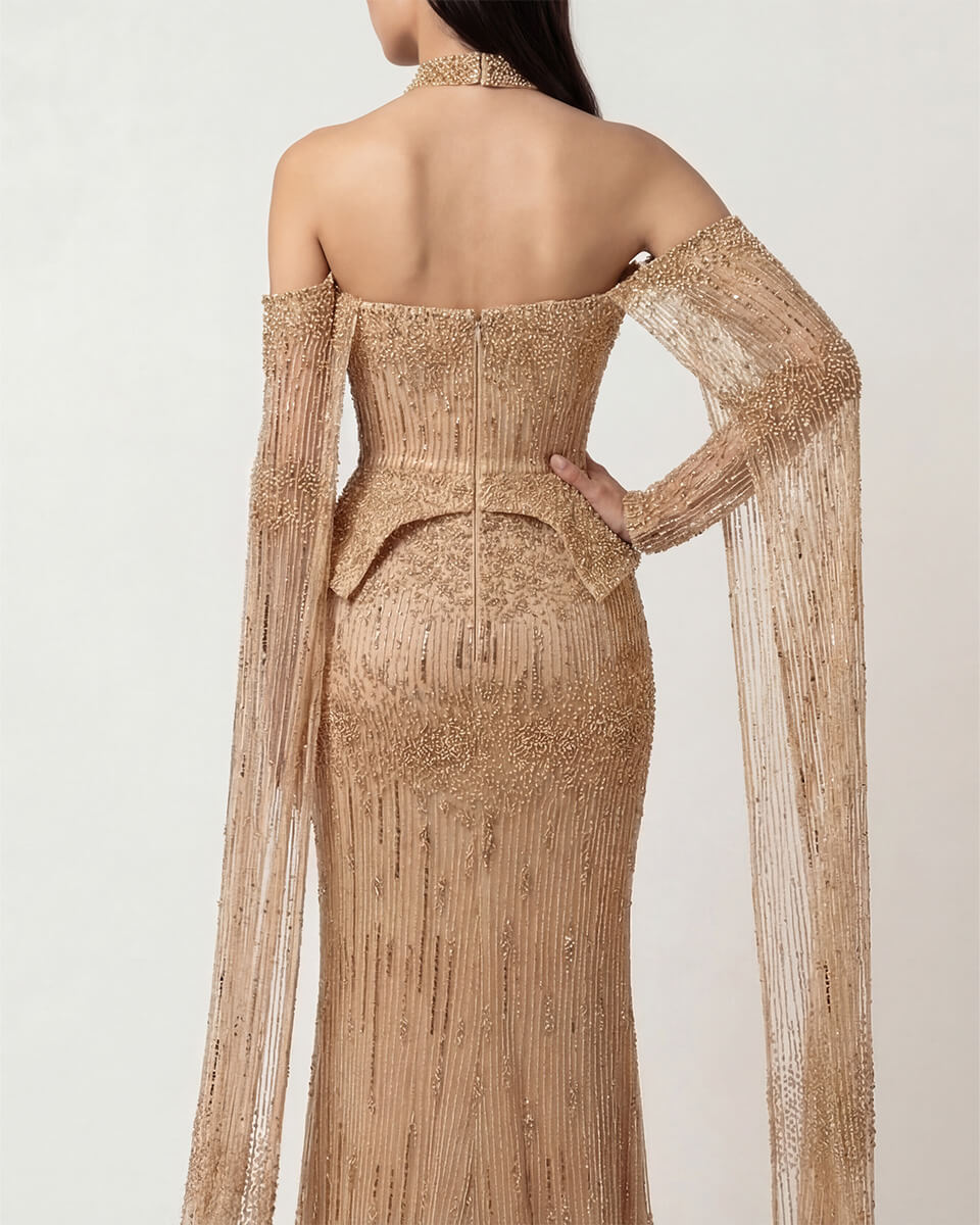 Bianca Crystal Corset Gown