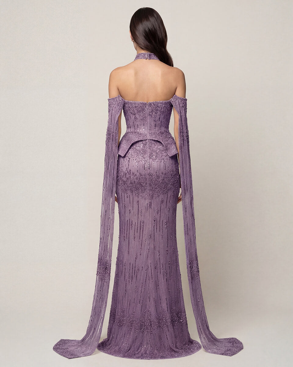 Bianca Crystal Corset Gown