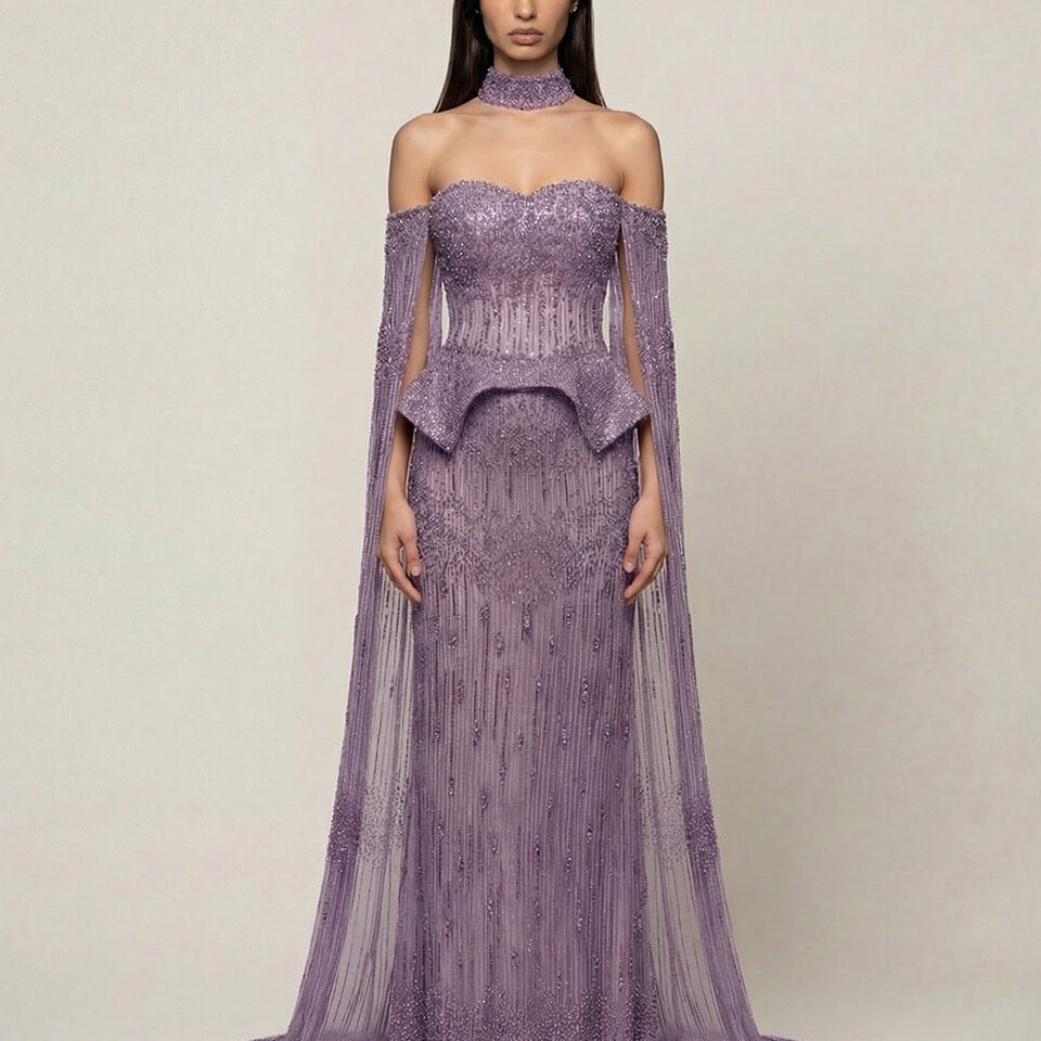 Bianca Crystal Corset Gown