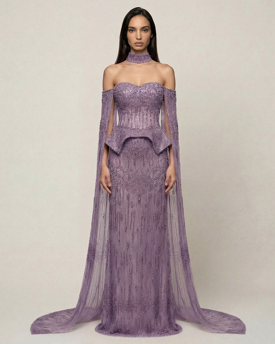 Bianca Crystal Corset Gown