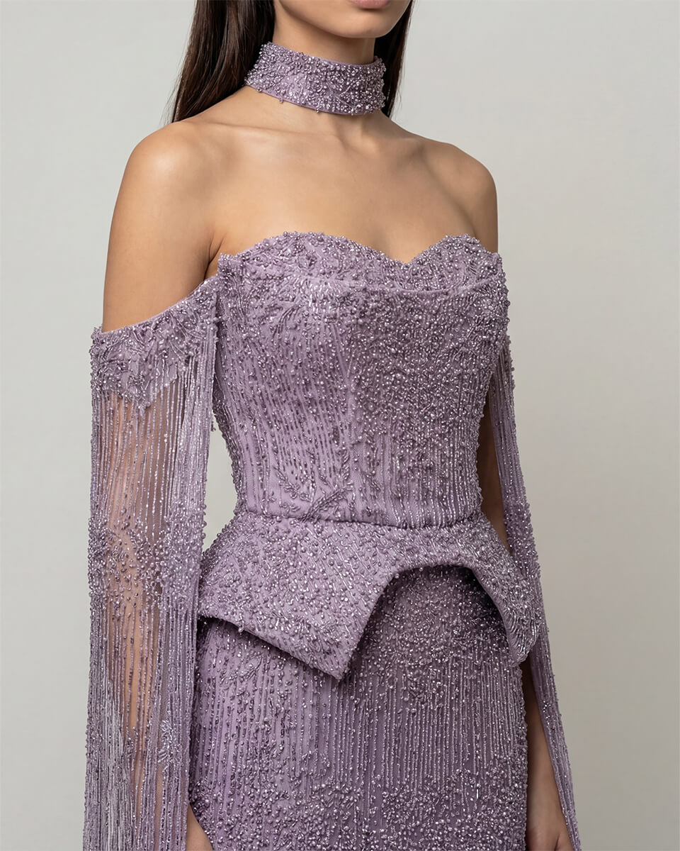 Bianca Crystal Corset Gown